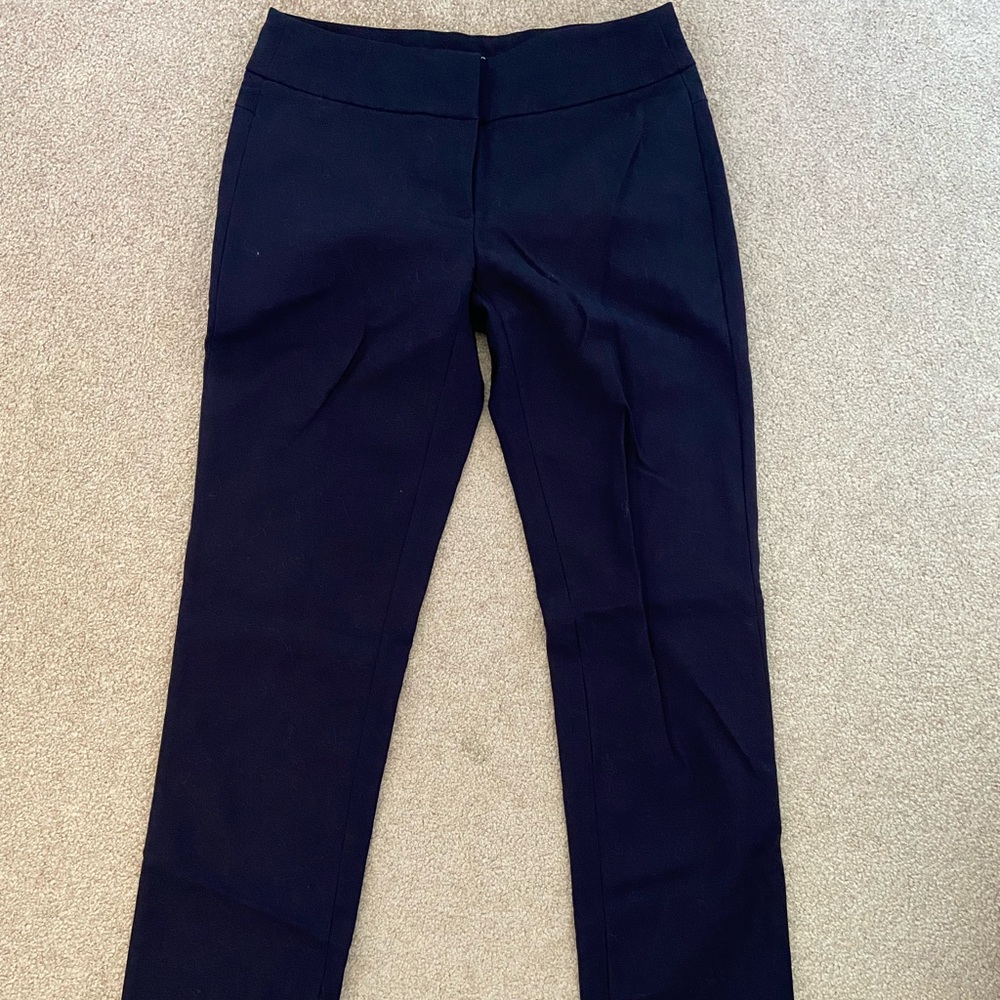 RW Slim Leg Navy Blue Suit Pants